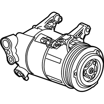 2016 Chevy Corvette A/C Compressor - 84445509