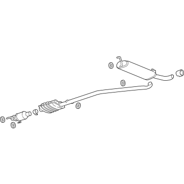 GM 42630796 Muffler & Pipe