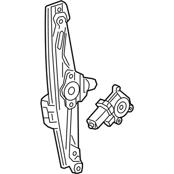2020 Buick Regal TourX Window Regulator - 39176517