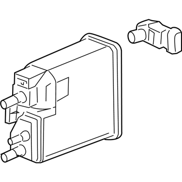 Chevy Silverado 1500 Vapor Canister - 25928152
