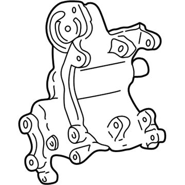 Chevy C2500 Suburban Alternator Bracket - 12555686