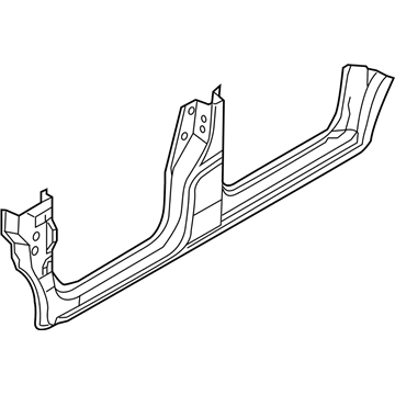 GM 19317641 Outer Rocker Panel, Passenger Side