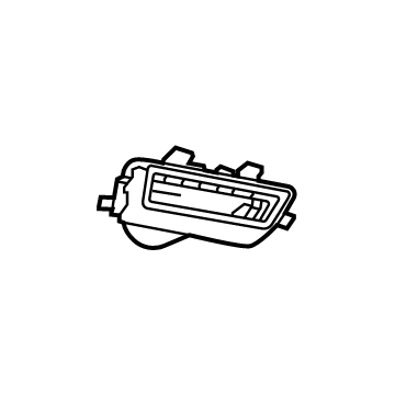 GM 84817175 Tail Pipe Extension, Galvano Silver, Driver Side