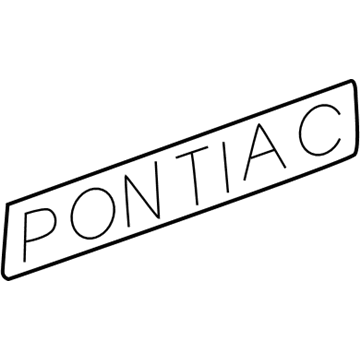 Pontiac Montana Emblem - 10272386