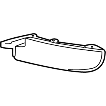 GM 10351604 Valance Panel, Front Outer Passenger Side