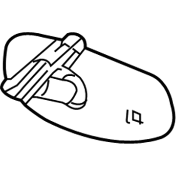 GM 20945096 Mirror Inside, Rear