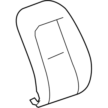 GM 42551462 Seat Back Cover, Gray, Front