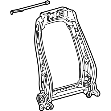 GM 13526520 Seat Back Frame, Front