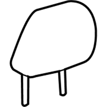 GM 42706441 Headrest, Gray