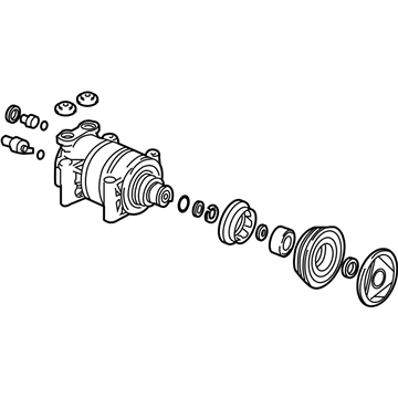 Chevy Silverado 1500 A/C Compressor - 19433085