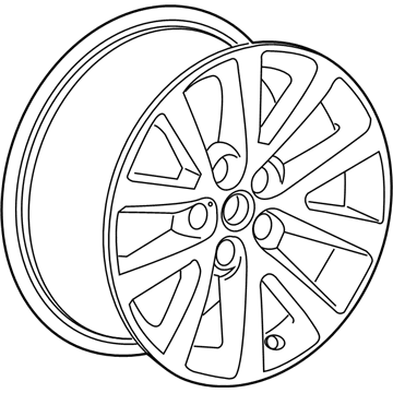 2014 Chevy Malibu Spare Wheel - 23123754