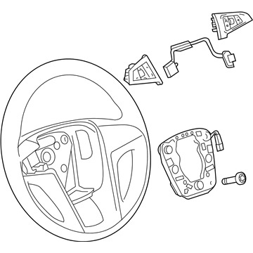 GMC Terrain Steering Wheel - 23290605