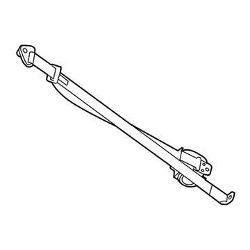 Chevy 19181887 Seat Belt Assembly