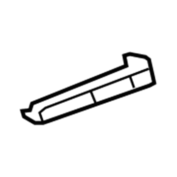 Cadillac 13517523 MOLDING,FRONT SIDE DOOR OUTSIDE HANDLE(PART OF 9)(PAINT TO MATCH)