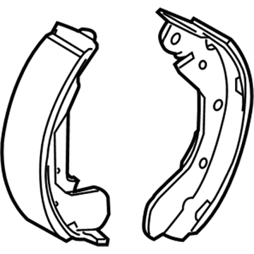 2004 Chevy Aveo Parking Brake Shoe - 96473229