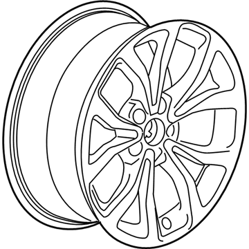 2017 Cadillac ATS Spare Wheel - 22921896