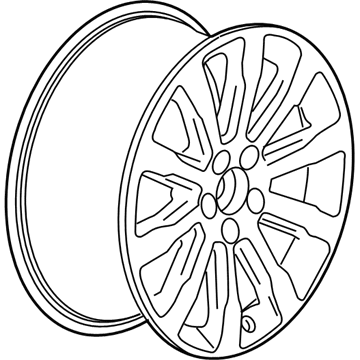 GM 23483723 Wheel, Rear