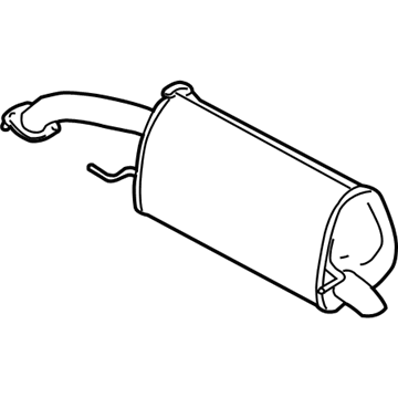 Chevy Aveo Muffler - 96804043