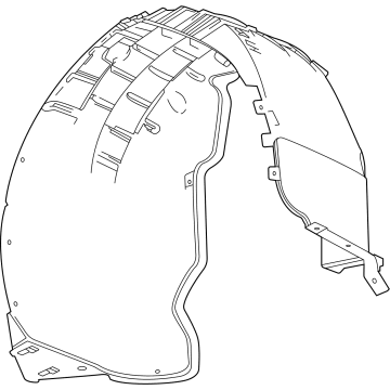 2023 Chevy Corvette Fender Splash Shield - 85521679