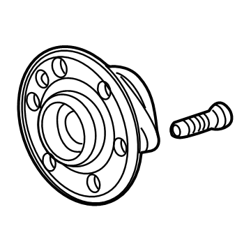 Cadillac 13544843 Front Hub & Bearing