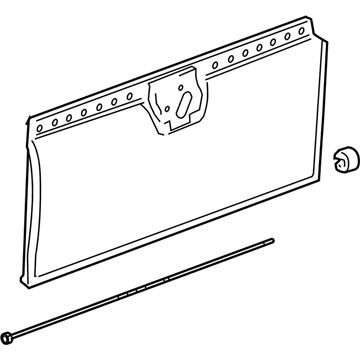 GM 20940096 Tail Gate, Rear