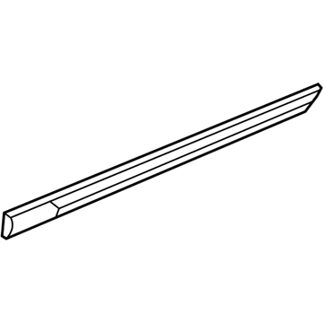 Cadillac Door Moldings - 23264122