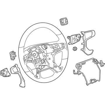 GMC Steering Wheel - 84483778