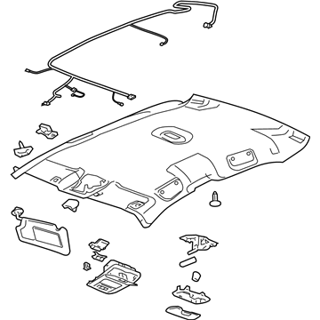 GM 19150012 Headliner, Titanium