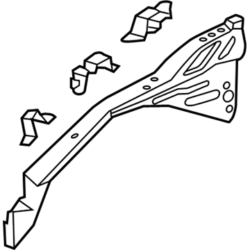 GM 22787028 Upper Rail, Front Inner Passenger Side