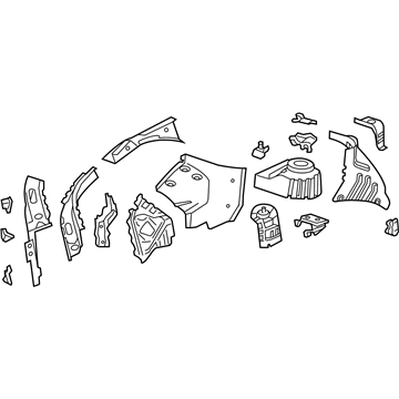GM 20977484 Apron Assembly, Front Driver Side