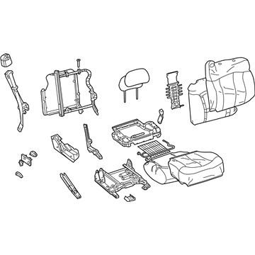 Cadillac 19127008 Seat Assembly