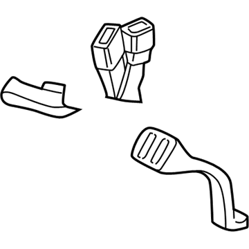 Oldsmobile 88896433 Buckle End