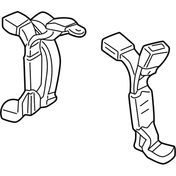 Oldsmobile 88951573 Center Seat Belt