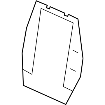 GM 19317576 Seat Back Panel, Front