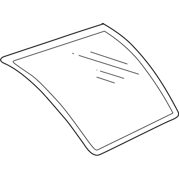 GMC 15807632 Quarter Glass