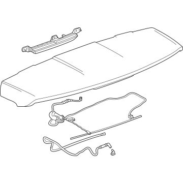 GM 85532558 Spoiler, Rear