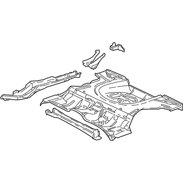GM 19121137 Floor Pan, Rear