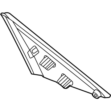 GM 84978774 Applique, Rear Driver Side