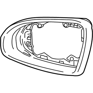 GM 26680886 Trim Bezel, Rear Driver Side