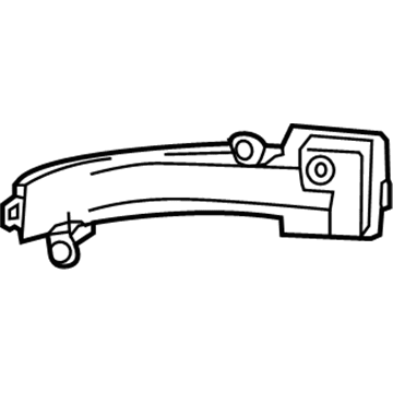 GM 26208091 Signal Lamp, Rear Driver Side