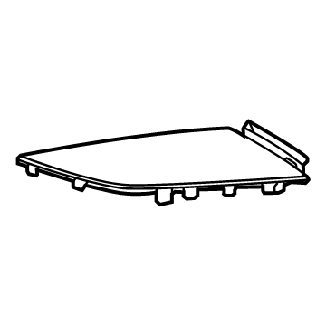 GM 84273145 Speaker Grille, Black, Passenger Side