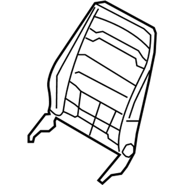 Saturn 93188620 Seat Back Frame