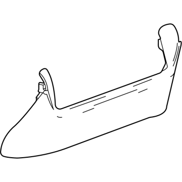 GM 84690119 Lower Panel, Beige, Rear