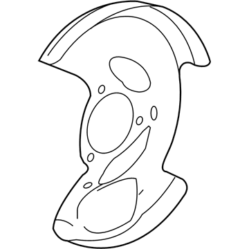 Chevy Equinox Brake Dust Shields - 20786118