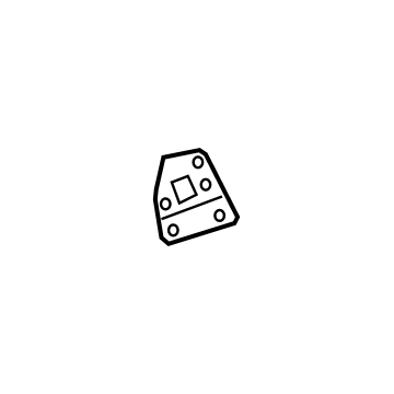 GM 23113990 Wheelhouse Assembly Upper Bracket, Rear Inner Driver Side
