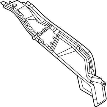 GM 23222818 Rear Pillar, Driver Side