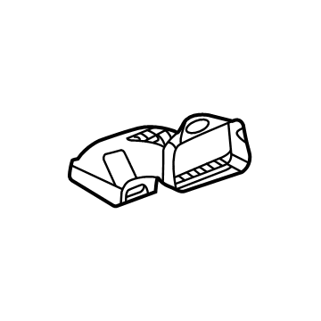 GM 84861042 Center Duct, Driver Side