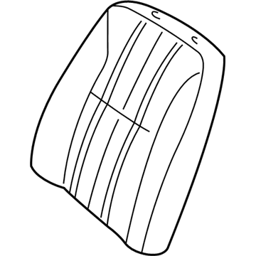 GM 12459378 Seat Back Cover, Front