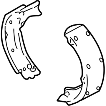 Pontiac Brake Shoe - 19307610