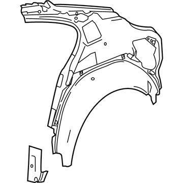 GM 22859647 Inner Panel, Driver Side